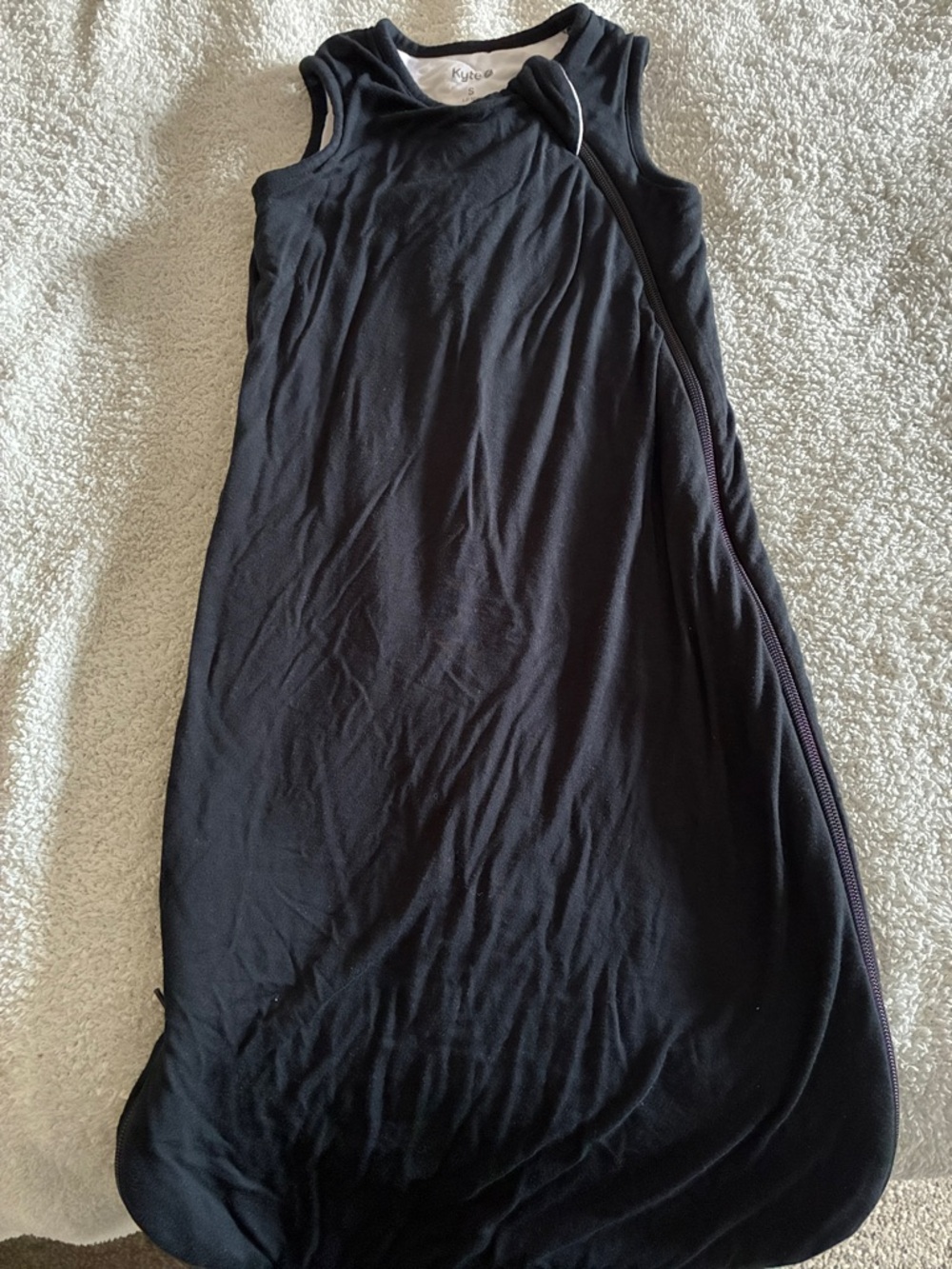 Kyte Baby Black Sleeveless Baby Sleep Sack